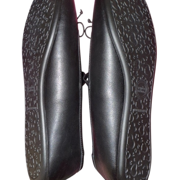 Wonder Nation Black Flats with Bow Trim - Picture 3 of 3